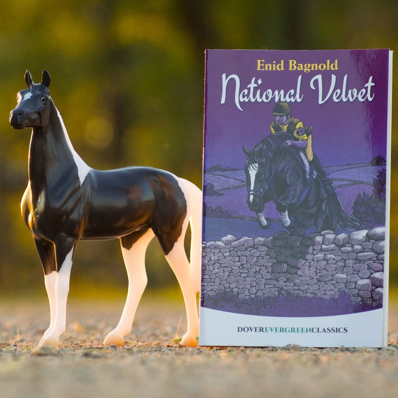 Breyer Freedom Series National Velvet Horse and Book Set Book Series | 1:12 Scale Freedom Series Horse | Model #6180,Black and White - Image 4